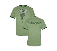 Generic - Camiseta para adulto color verde brezo con estampa de corazón desgastado de los smashing pumpkins Heather Green XL