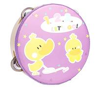 Generic Campana de Tambor de Pandereta de Mano de Madera de 15cm para Acompañamiento Musical Lindo Instrumento de Percusión (pato)