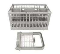 generic Canasta de Utensilios para Lavavajillas de Servicio Pesado, Soporte de Cubiertos PP Resistente a Alta Temperatura con Almacenamiento Clasificado para Cucharas de Horquillas,