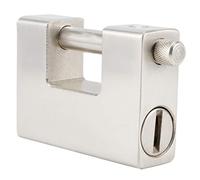 Generic Candado de Alta Seguridad Cerradura Antirrobo con Grillete Grueso para Almacenes y Garajes Material de Hierro 94x69x29mm 5 Llaves