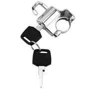 Generic Candado de Bloqueo Universal para Casco de 22 Mm, Fuerte y Resistente a la Intemperie para Uso en Motocicletas (Electrochapado)