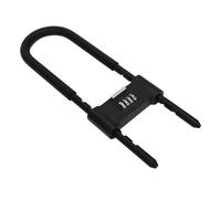 Generic Candado de Combinación de 4 Dígitos, Grillete Ajustable en Forma de U de 160-280 Mm, Candado de Combinación de Bicicleta para Puerta de Gabinete, con Código de Seguridad, para Bicicleta,