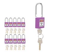 Generic Candado Resistente a la Corrosión con Bloqueo y Etiquetado, Herramienta de Seguridad de Ingeniería para Trabajadores de Energía Nuclear (PURPLE)