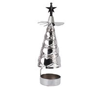 Generic Candelabro Giratorio Elegante de Acero Inoxidable, Juego de Candelabros Giratorios para Bodas Románticas, Fiestas de Navidad (corazón)