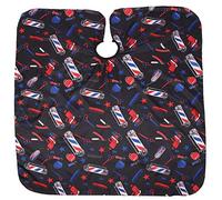 Generic Capa de Corte de Pelo, Cómoda Capa de Salón, Estilista Profesional para Salón de Belleza, Familiar (BLACK)