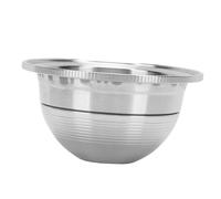 Generic Cápsula de café Reutilizable de Acero Inoxidable, Cápsula Rellenable de 80ml, Solución de Limpieza Práctica para Máquina de café, Uso Doméstico