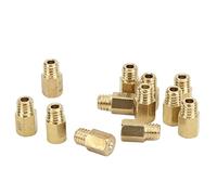 Generic Carburador Kit de Chorro Principal Gold de Oro Metálico Boquillas de Carbohidratos para VM TM TMX 12pcs