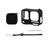 Generic Carcasa de goma para cámara Ace Pro 2 con tapa de objetivo, cubierta de carcasa de cámara deportiva, a prueba de polvo, portátil, accesorio de protección para cámara deportiva