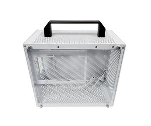 Generic Carcasa para PC X70 ITX con Panel Lateral Acrílico, Diseño Compacto y Duradero, Compatible con Placa Base MATX ITX para Juegos, Oficina en Casa, 294x250x157mm