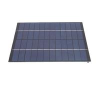 Generic Cargador de Panel Solar Alta Eficiencia 6W Silicio Policristalino para Luces Ventiladores y Cámaras de Seguridad 165x210mm