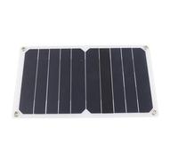 Generic Cargador de Panel Solar de 10 W, Peso Ligero Portátil para Acampar Al Aire Libre, Senderismo, Actividades de Viaje