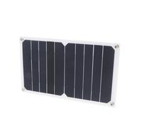 Generic Cargador de Panel Solar de 10 W, Peso Ligero Portátil para Acampar Al Aire Libre, Senderismo, Actividades de Viaje