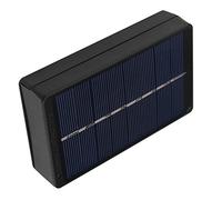 Generic Cargador de Panel Solar Portátil Caja de Carga de Batería AA/AAA para Actividades Al Aire Negro 4.5x2.6x1" Ideal para Viajeros y Excursionistas