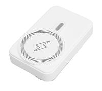 Generic Cargador Portátil Inalámbrico, Banco Magnético Seguro del Poder 15W con la Capacidad 10,000mAh para el 14 13 12 Mini (White)