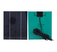 Generic Cargador Solar Portátil Panel Monocristalino de 6W de bajo Consumo para Acampar y Usar Al Aire