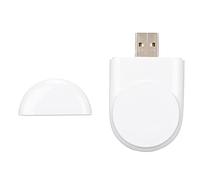 Generic Cargador USB Inalámbrico Portátil Magnético para IWatch Serie 1 a 7, Cargador Inalámbrico para Viajes o Viajes de Negocios, Material Plástico ABS (Grey)