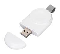 Generic Cargador USB Inalámbrico Portátil Magnético para IWatch Serie 1 a 7, Cargador Inalámbrico para Viajes o Viajes de Negocios, Material Plástico ABS (Grey)