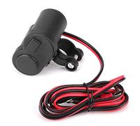 Generic Cargador USB para Motocicleta, Enchufe Impermeable para Encendedor de Cigarros con Ajuste para Control IC Inteligente para Motocicletas, Cable de 1,2 M