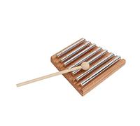 Generic Carillón de Energía de 7 Tonos con Mazo para Gestión del Aula Adecuado para Amantes de la Música Elaborado con Haya y Metal 16,8 X 15 X 13 Cm