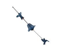 Generic Carillón de Viento de Metal, Hermoso Diseño de Pájaro para Decoración de Patio Trasero, Verde, 16,54" (Green)