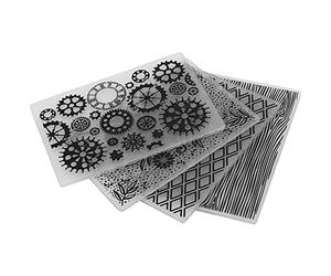 Generic Carpetas en Relieve para álbumes de Recortes, Juego de Plantillas Creativas en Relieve con Conversión de Papel Ordinario en Obras Maestras, 4 Piezas Ideales para Tarjetas, álbumes de