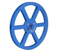 Generic Carrete de Rebobinado Vacío, Carrete de Rebobinado de Cinta de 6 Agujeros de 7 Pulgadas para Cinta de 1/4 de Pulgada (BLUE)