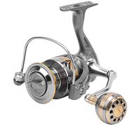 Generic Carrete Giratorio de Carrete con Faldón de Metal de Gran Capacidad, Basculante Totalmente de Metal con Engranaje de Línea Flexible Grueso, para Pesca en Mar y Pesca en Roca (AR5000)