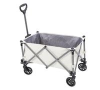 Generic Carro Plegable de Gran Capacidad, Carro Utilitario Resistente para Comestibles, para Acampar, Pesca, Tienda, Blanco, 100L
