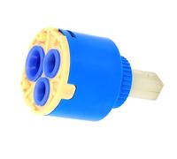 Generic Cartucho de Ducha, Piezas de Grifo de 35/40 Mm Cartucho de Cerámica Mezcladora de Agua Válvula de Ducha de Control de Control Interno Válvula de Grifo PP Plástica Práctica para la de Baño