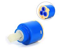 Generic Cartucho de Ducha, Piezas de Grifo de 35/40 Mm Cartucho de Cerámica Mezcladora de Agua Válvula de Ducha de Control de Control Interno Válvula de Grifo PP Plástica Práctica para la de Baño