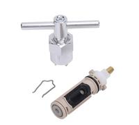 Generic Cartucho de Repuesto 1222 con Extractor y Clamp/Holder, Kit de Cartucho de Ducha de Tina Premium para Grifo de una Sola Manija, Herramientas Fáciles de Usar Incluidas, Construcción Robusta,