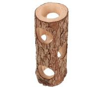 Generic Casa de Madera para Pequeños Animales Túnel y Escondite, Juguete Natural para Hámster y Sugar Glider, Espacio de Juego y Refugio Seguro