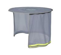 Generic Casco para Trabajadores de Públicas Al Aire Libre, Protector Solar para de Construcción, Gris