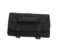 Generic Case de casillas estilistas estuche de barbero de barbero portátil PU cuero bolsita bolsita para tijeras herramientas estilistas corta, Negro