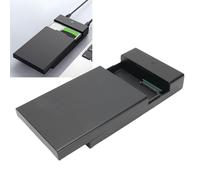 Generic Caso de Disco Duro Interno USB 3.0, Kit de Recuperación de Datos con Adaptador de Potencia de 12V 24W para Soporte de HDD de SSD de 3.5 Pulgadas de 2.5 (Enchufe de la UE)