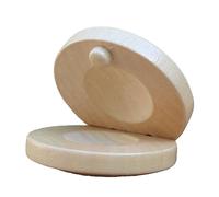 Generic Castañuela de Dedo para Niños, Juguete Educativo de Ritmo de Madera para Niños, Material de Madera de Primera Calidad, de Sonido para Interpretación Musical, Adecuado para que Jueguen los