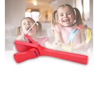 Generic Castañuela de Madera con Largo para Niños, Juguete de Percusión Musical para Educación Musical y Fiestas Infantiles, Madera Sólida Ecológica