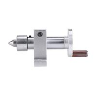 Generic Centro Vivo de Doble Rodamiento para Mini Máquina de torno: Centro Giratorio Duradero y de Alta Precisión, Piezas de Bricolaje para Entusiastas de la Carpintería, Material Metálico