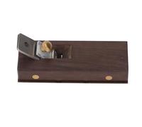 Generic Cepilladora de Rebajes de Acero de Alta Velocidad, Herramienta Plana de Bloque Manual de Madera de ébano para Profesionales, 1 Pieza