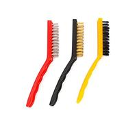 Generic Cepillo de Alambre, Cepillos de Alambre para Limpiar el Removedor de óxido para Metal con Curvo Masonería Detalle del Metal del para la Limpieza, Eliminación de óxido, Eliminación de (9in 3