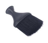 Generic Cepillo de Limpieza de Plumero de Cuello Oblato Negro de Nailon Suave, Cerdas Elásticas, Limpieza Conveniente para Salón Material: ABS