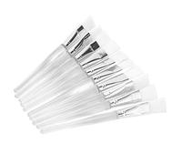 Generic Cepillo de Máscara Facial Cosmético Impermeable 10 Piezas de Pelo de Fibra Fina para Máscaras de Bricolaje en Casa