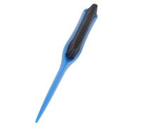 Generic Cepillo de Nailon para el Cuidado del Cabello, 3 Filas, Cepillo para Peinar con Volumen para Salón, Distribuye Aceite desde la Raíz hasta las Puntas, Diseño Ergonómico (BLUE)