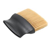 Generic Cepillo de Pelar de Barbero Dúster, Barber Cuello Plomo de Cuello con con Cerebros de Nylon Suaves con una Base Vertical Estable Profesional para Barberos y Preparación Personal (Amarillo