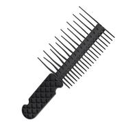 Generic Cepillo de Pelo Antinudos de Dientes Anchos, Peine para Desenredar, Peine para Peinar, Plástico para Cabello Húmedo y Seco, Agarre Cómodo para Todo Tipo de Cabello