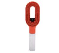 Generic Cepillo de Pelo con Pulverizador de Agua 2 en 1, Solución Combinada para Desenredar, para Niños, Mujeres, Hombres, Plástico ABS, Ligero, 23cm (ORANGE)