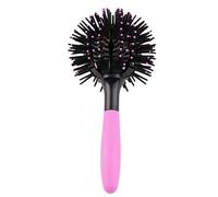 Generic Cepillo de Pelo para Masaje del Cuero Cabelludo con Bola Redonda, Peine 3D para Niñas, Cabello Suave y Brillante, Resistencia Al Calor, Diseño Esférico para Peinado, Cabello Largo y Frágil