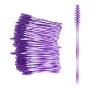 Generic Cepillo de Pestañas, Cepillos de Maquillaje de Ojos Desechables de Pestañas de de de Pincel de de Portátiles Portátiles, para Extensiones de, Mujeres Mujeres (morado oscuro)
