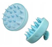 Generic Cepillo Exfoliante para el Cuero Cabelludo - Masajeador del Cuero Cabelludo - Cepillo de Baño con Champú - Masajeador del Cuero Cabelludo - Cepillo de Ducha Anticaspa - Azul