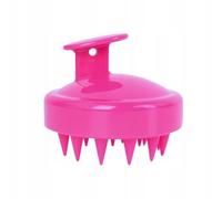 Generic Cepillo Exfoliante para el Cuero Cabelludo - Masajeador del Cuero Cabelludo - Cepillo de Baño con Champú - Masajeador del Cuero Cabelludo - Cepillo de Ducha Anticaspa - Rosa Neón